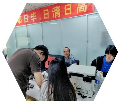 石家庄致远学校一对一报志愿现场