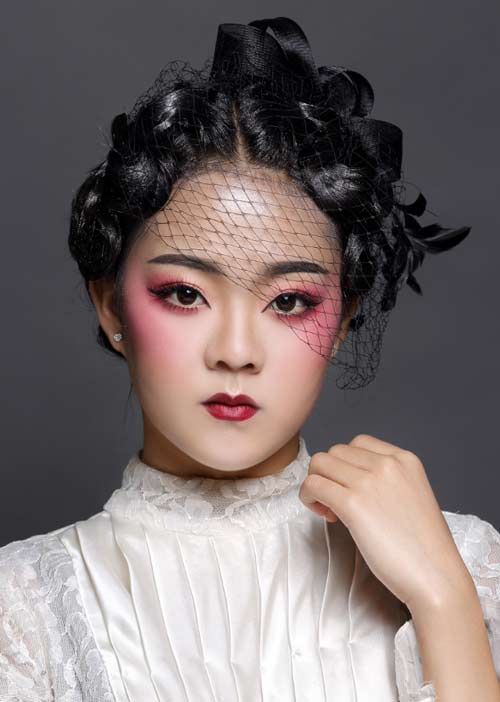 唐山成远化妆培训学校学生妆容作品