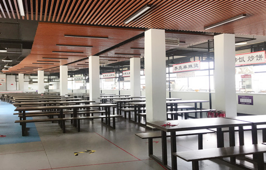 石家庄华师职业中学食堂