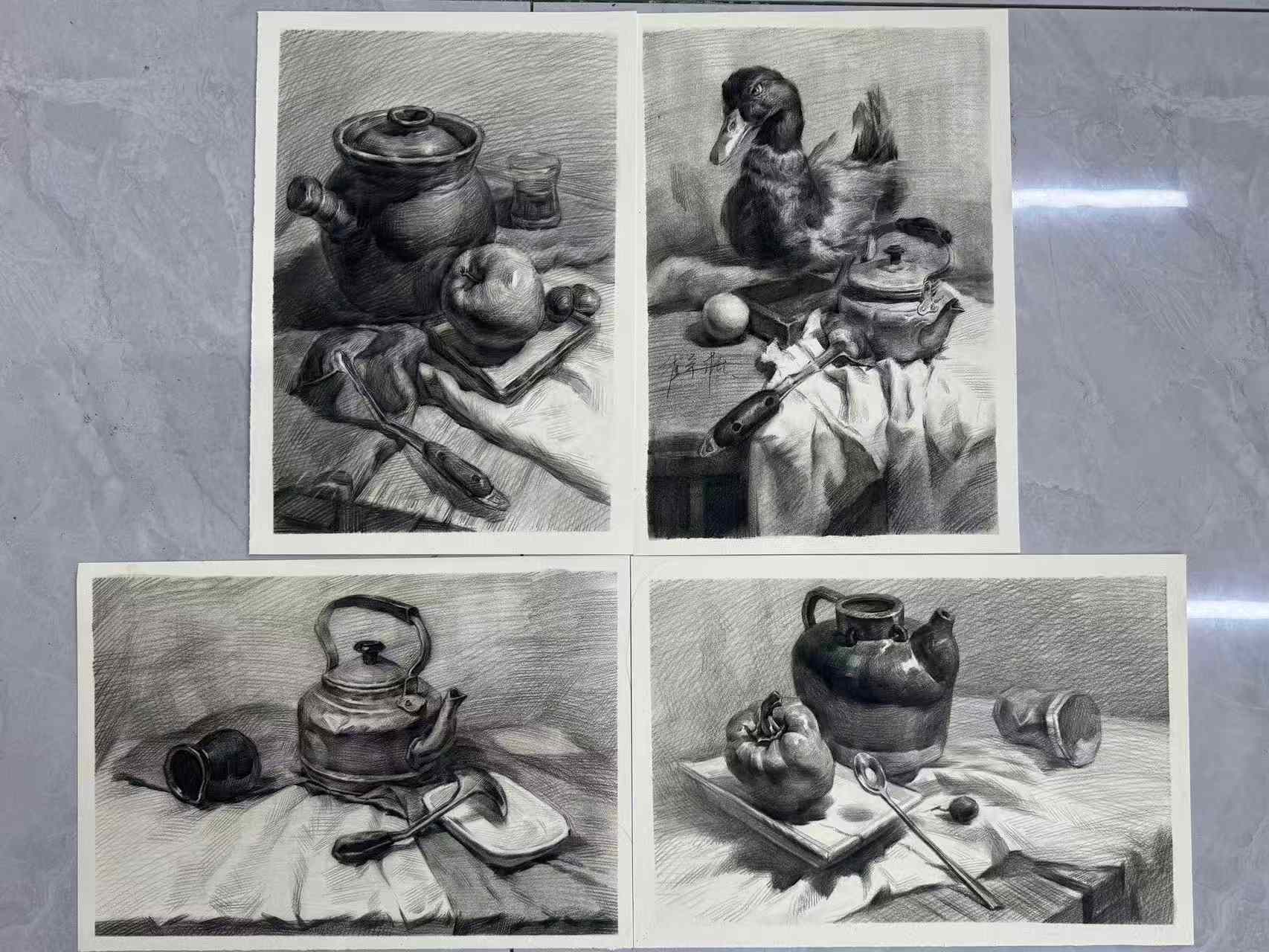 精英单招升学中心八类美术作品
