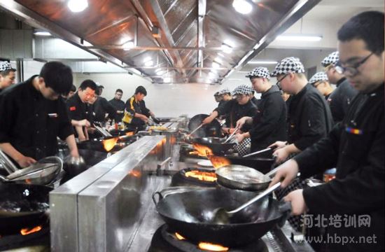石家庄市旅游学校烹饪教室