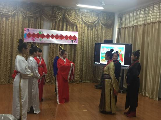 保定女子职业中专学校学前教育部举行“中华传统文化”情景剧比赛活动