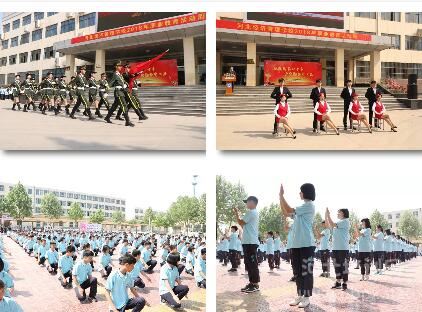 河北经济管理学校开放日之物流系学生表演