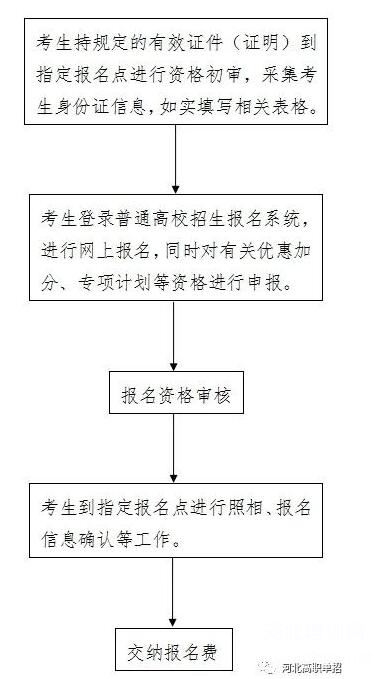 2023年河北省高考报名流程