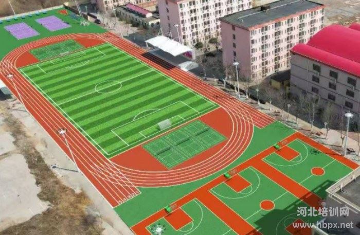 石家庄冀联医学中等专业学校新操场概念图