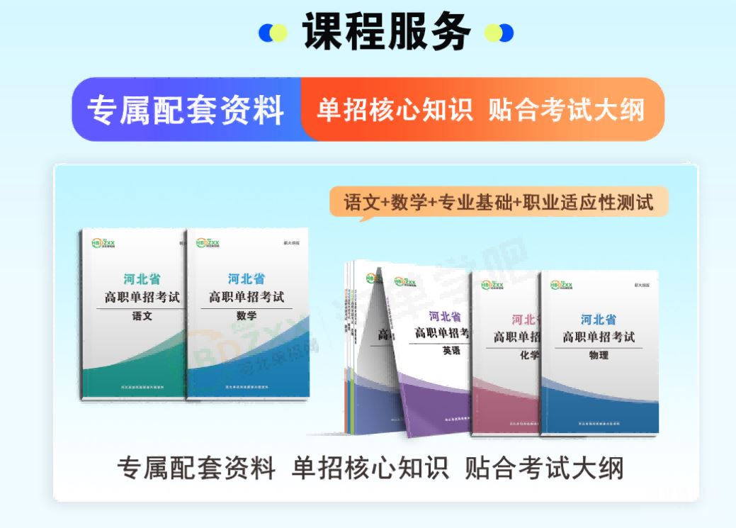 河北单招网视频网课配套资料